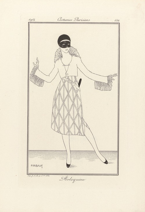 Journal des Dames et des Modes – Arlequine