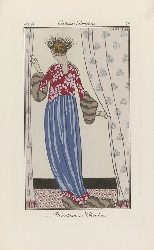 Journal des Dames et des Modes – Manteau de Théâtre