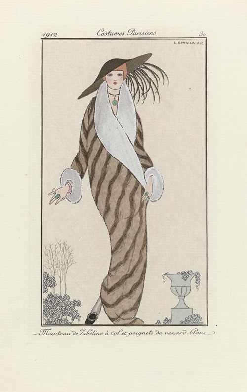 Journal des Dames et des Modes – Manteau de Zibelin