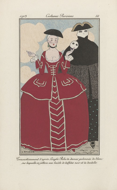 Journal des Dames et des Modes – Robe de linon imprimé