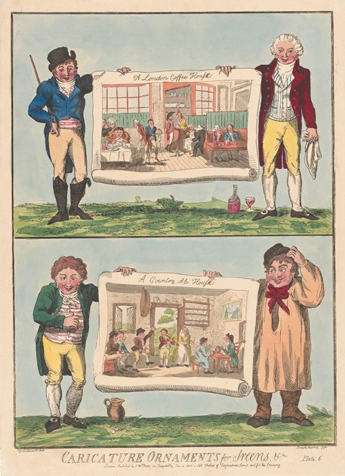 A London Coffee House, A Country Ale House