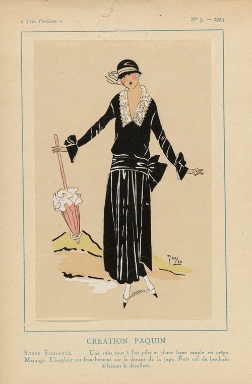 Creation De Paquin. Sobre Elégance