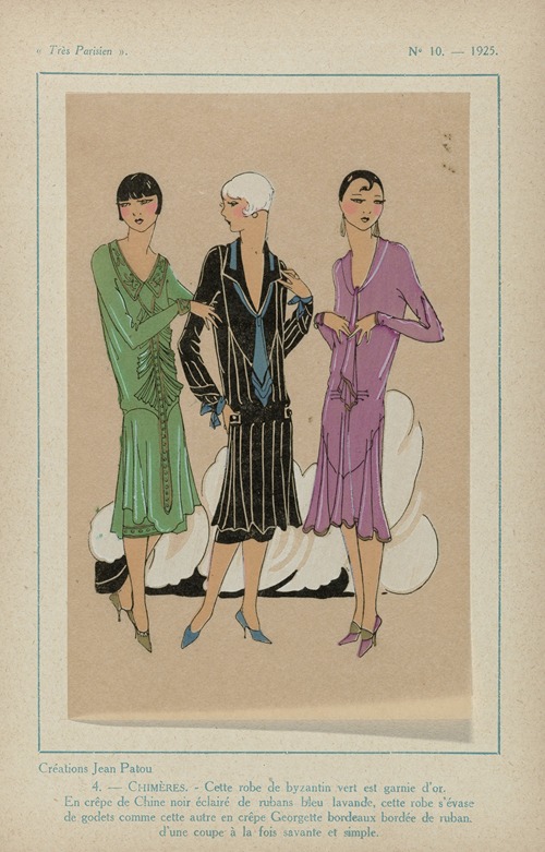 Création Jean Patou – Chimères