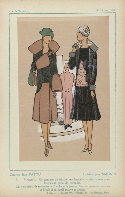 Création Jean Patou – Maxim’s