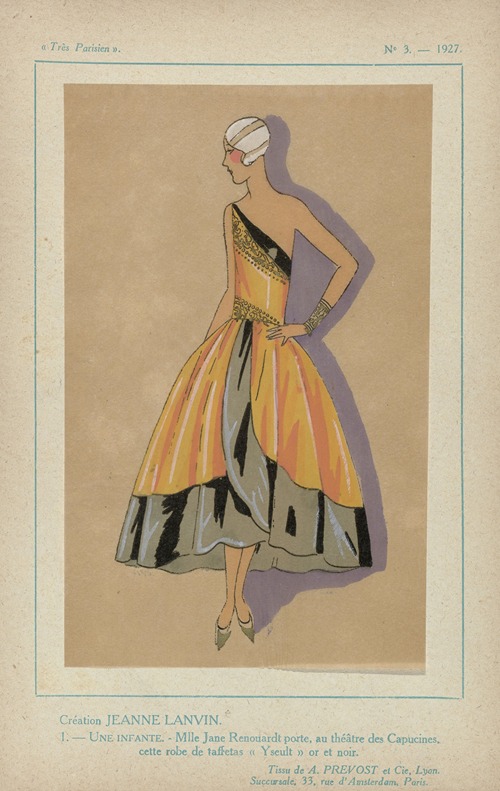 Création Jeanne Lanvin – Une Infante