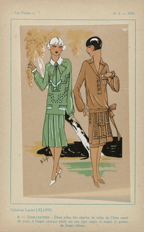 Créations Lucien Lelong – Juan-Les-Pins