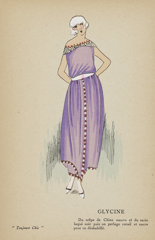 Toujours Chic, Les Deshabillés – Glycine