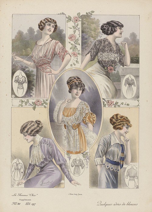 La Femme chic – Quelques idées de blouses