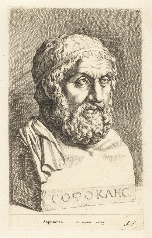 Portrait bust of Sophocles