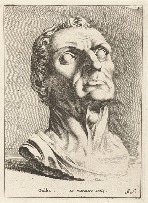 Portrait bust of Emperor Servius Sulpicius Galba