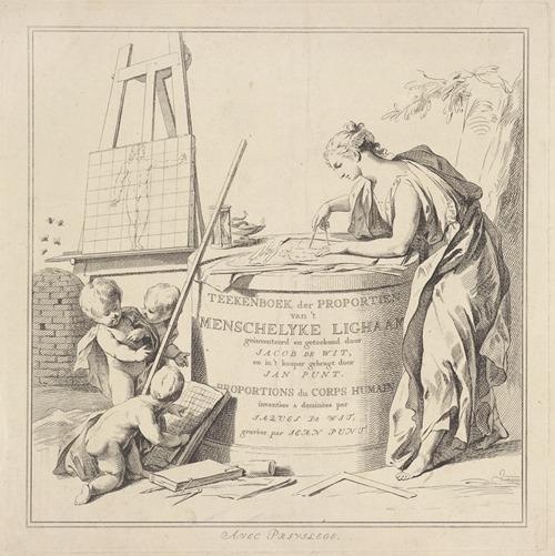Proportions du Corps Humain – title page