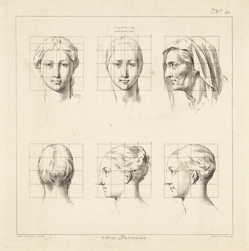 Proportional studies of women’s heads