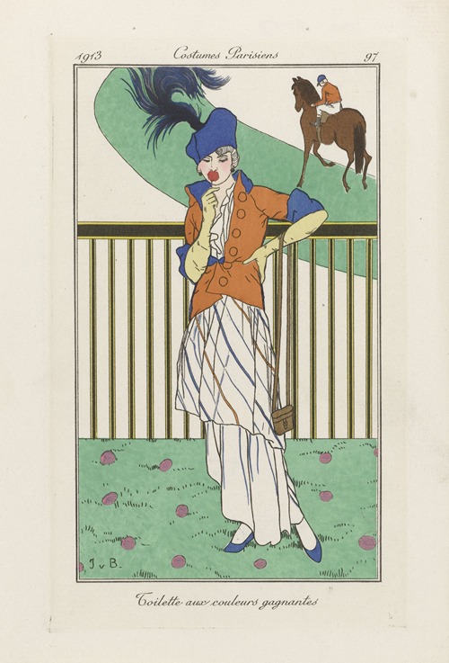 Journal des Dames et des Modes – Toilettes aux couleurs gagnantes