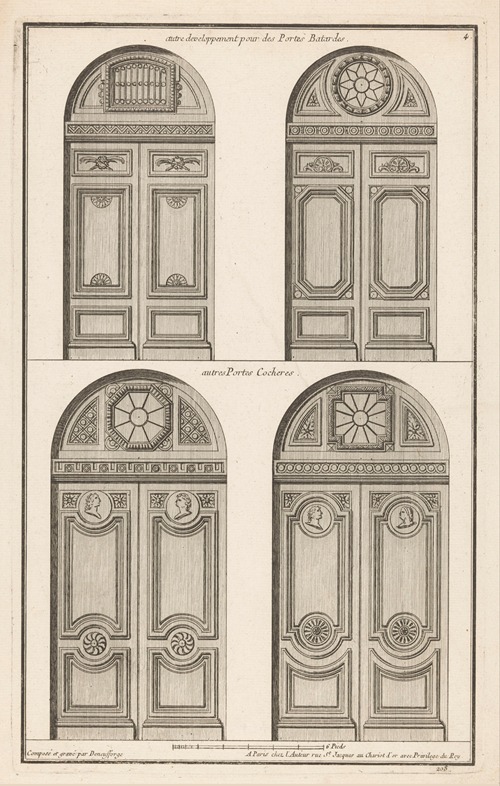 autre developpement pour des Portes Batardes, autres Portes Cocheres