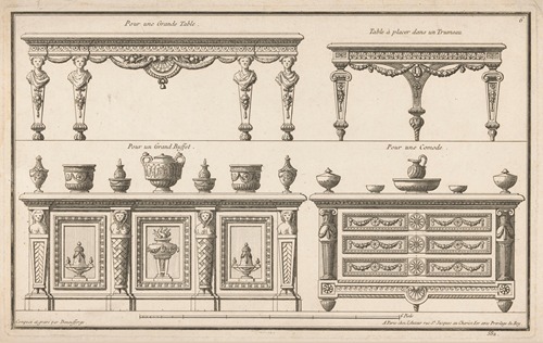 Pour une grande Table, Table à placer dans un Trumeau, Pour un Grand Buffet, Pour une Comode