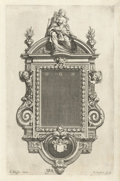 Epitaph with woman