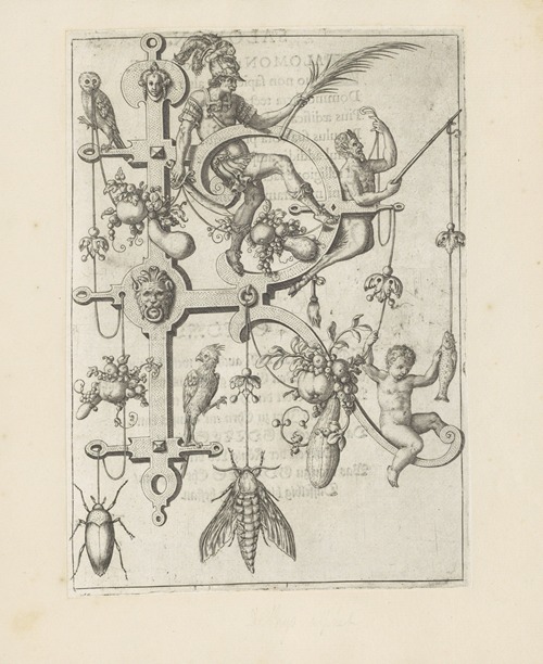 Letter R with King Rehoboam