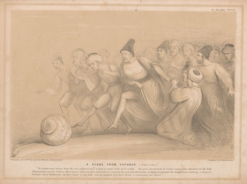 A scene from Vatheck. (realised)