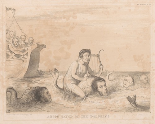 Arion saved by the dolphins