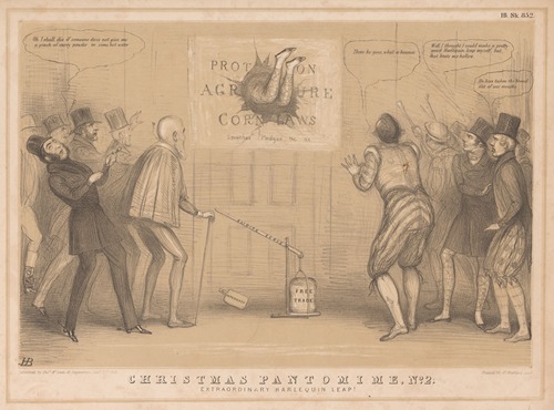 Christmas pantomime, No. 2. Extraordinary Harlequin leap!