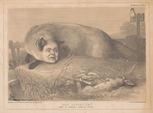 ‘Not caught yet.’ After E. Landseer’s admired Picture