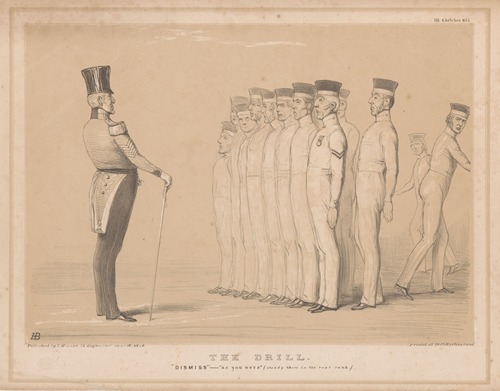 The drill. ‘Dismiss’ – ‘as you were’ (steady there in the rear rank.)