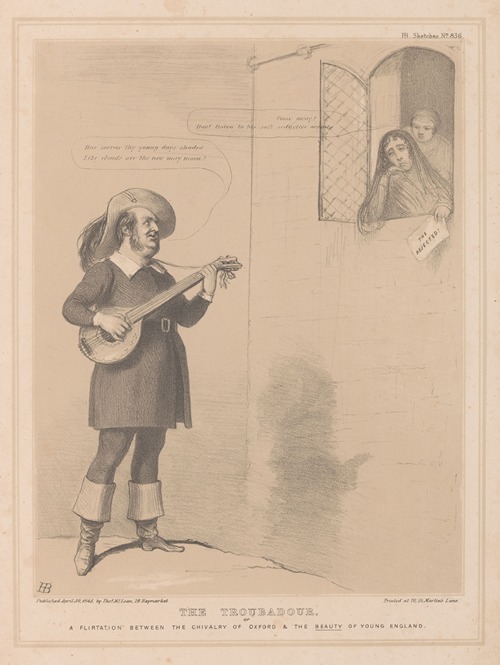 The troubadour, or A flirtation between the chivalry of Oxford & the beauty of young England