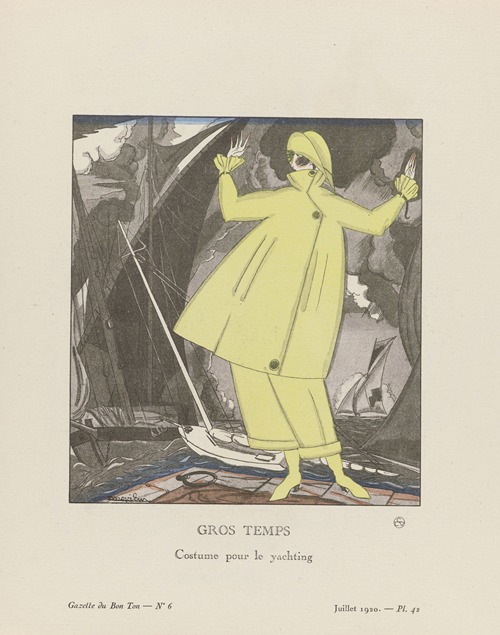 Gazette du Bon Ton – Gros temps Costume pour le yachting