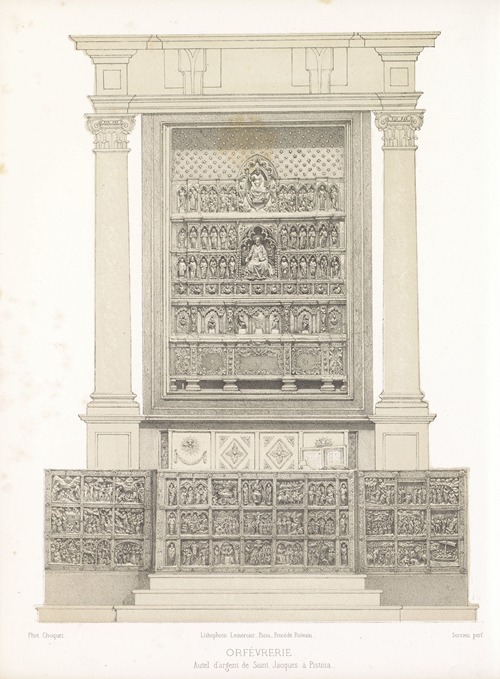 Autel d’argent de Saint Jacques à Pistoia