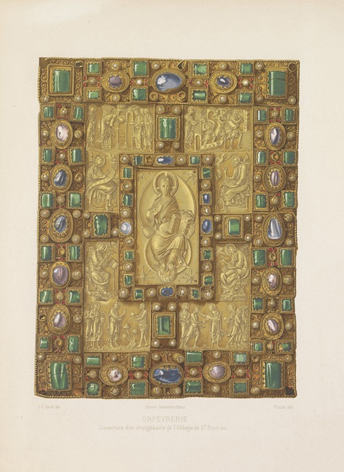 Couverture d’un évangéliaire de l’Abbaye de St. Eméran