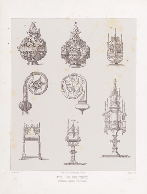 Encensoirs, Crosses, Montrances