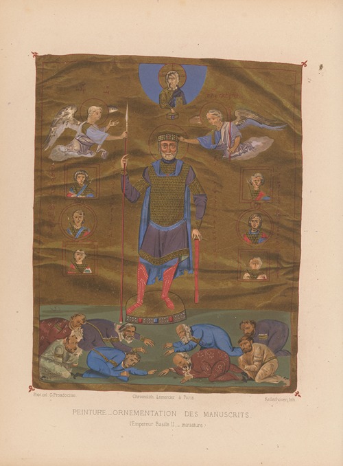 l’Empereur Basile II, minature