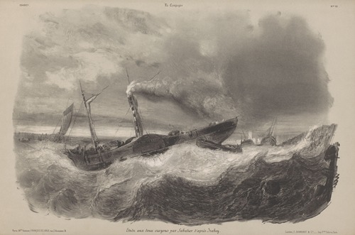 Steamboat in the storm