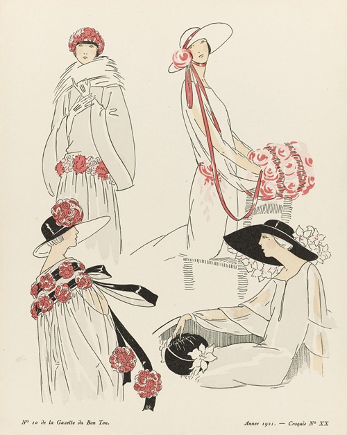Gazette du Bon Ton – Croquis No XX