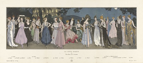 Gazette du Bon Ton – La Cote d’Azur ou Une Fête sur la terrasse