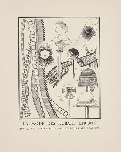 Gazette du Bon Ton – La Mode des Rubans étroits