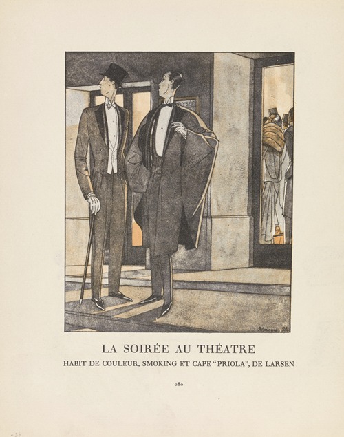 Gazette du Bon Ton – La Soirée au Théatre