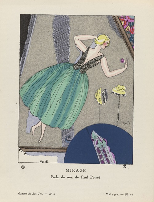 Mirage Robe du soir, de Paul Poiret