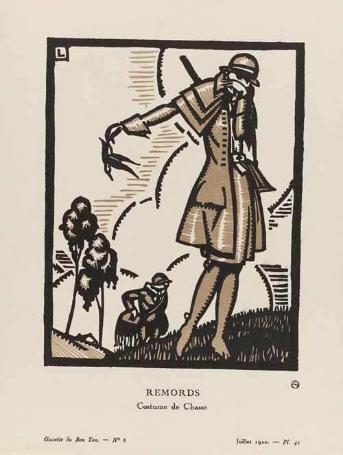 Gazette du Bon Ton – Remords Costume de Chasse