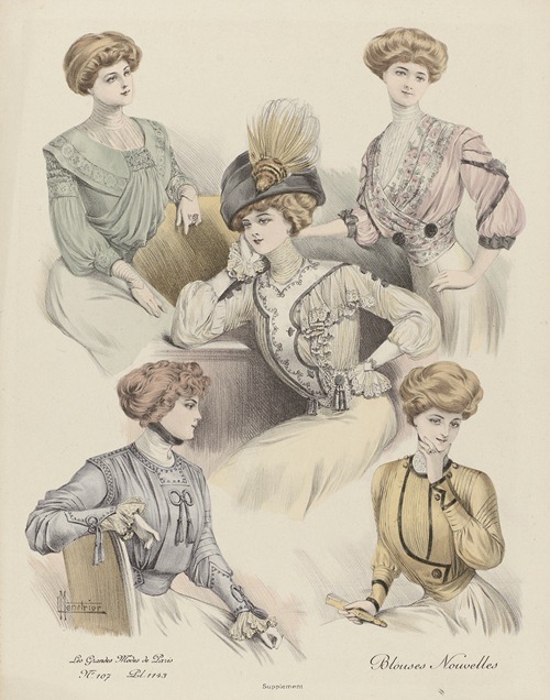 Les Grandes Modes de Paris – Blouses Nouvelles