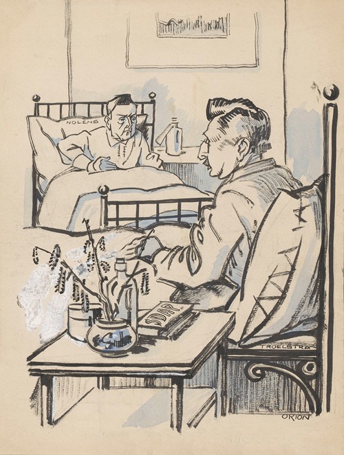 Troelstra en Nolens in het ziekenhuis