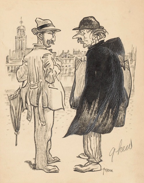 Twee mannen op straat