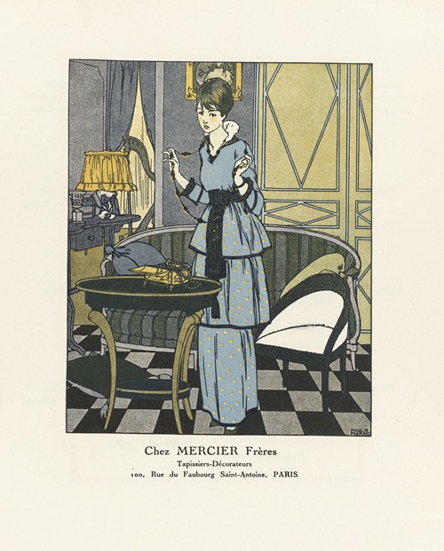 Gazette du Bon Ton – Chez MERCIER Frères Tapissiers – Décorateurs