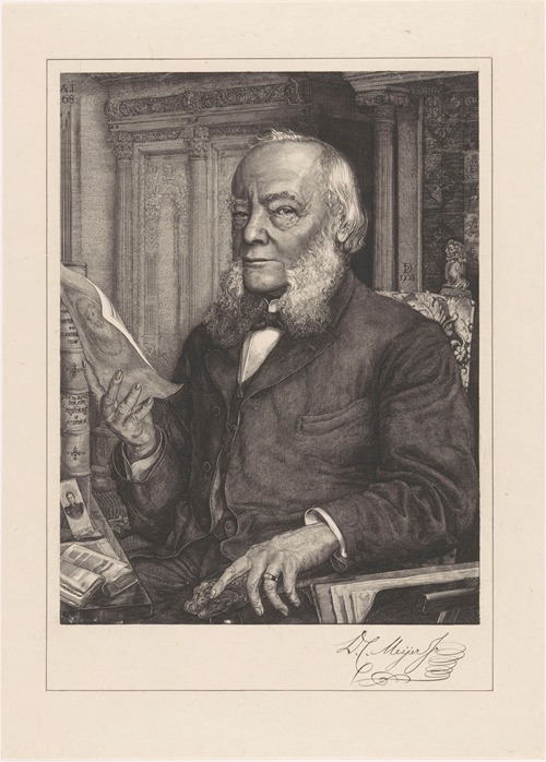 Portret van Dirk Christiaan Meijer