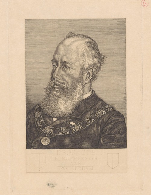 Portret van Frederik Bernard s’Jacob