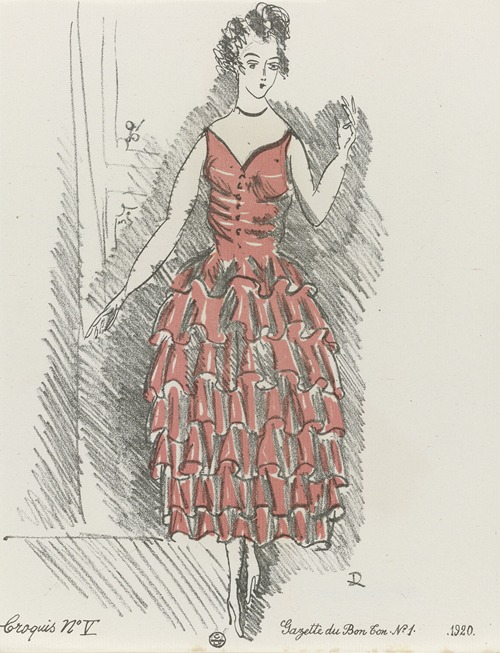 Gazette du Bon Ton – Croquis No V