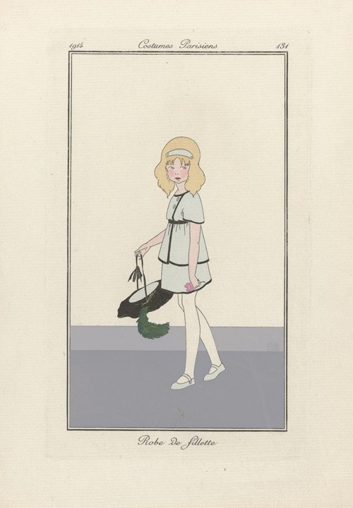Journal des Dames et des Modes – Robe de fillette