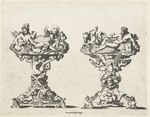Two salt shakers