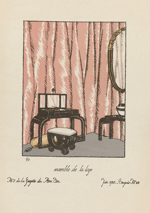 Gazette du Bon Ton – Ensemble de la loge