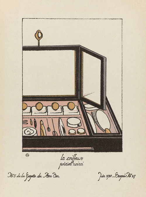 Gazette du Bon Ton – La coiffeuse poirier noirci